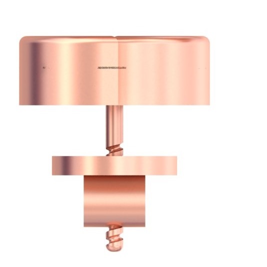 Geometric Half-Moon Bezel Studs