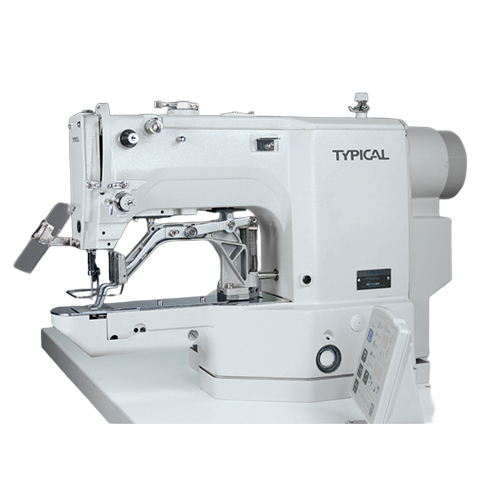 Be-438 Dp Button Stitch Machine Complete Set - Color: White & Blue