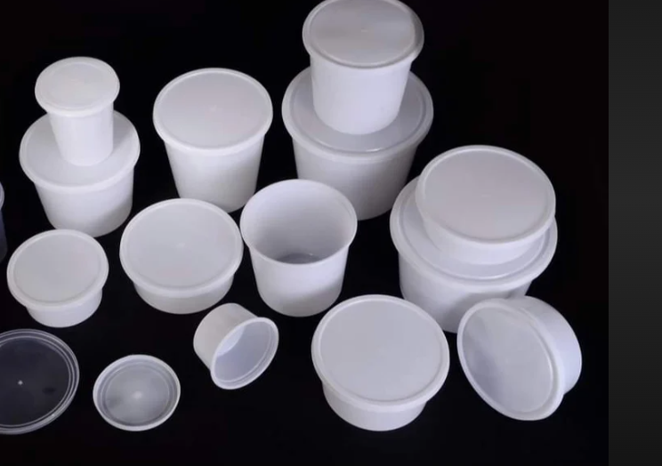 White Milky Plastic Container - Application: Hotel