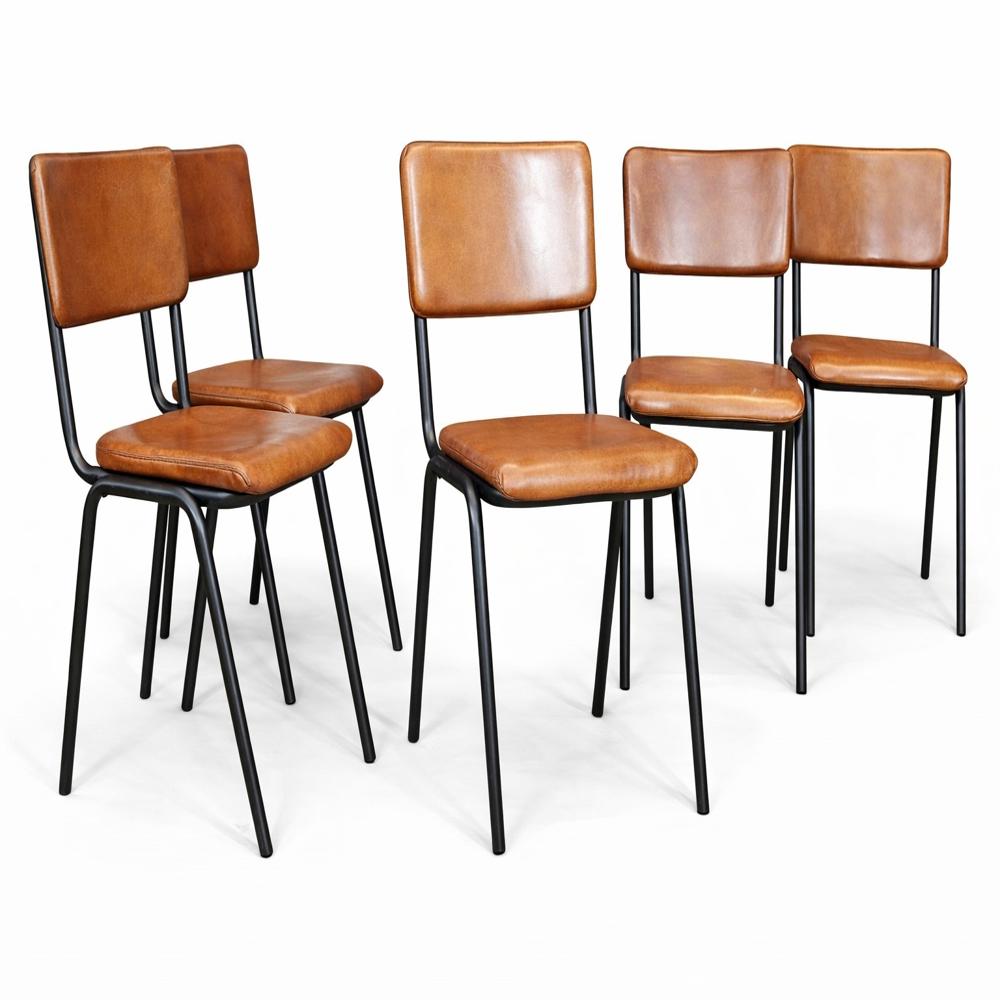 Brown Mild Steel Chair