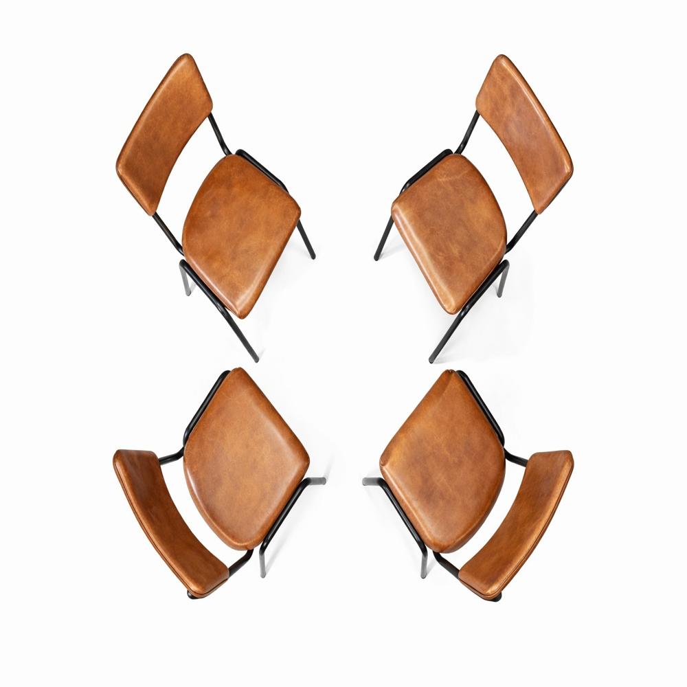 Brown Mild Steel Chair