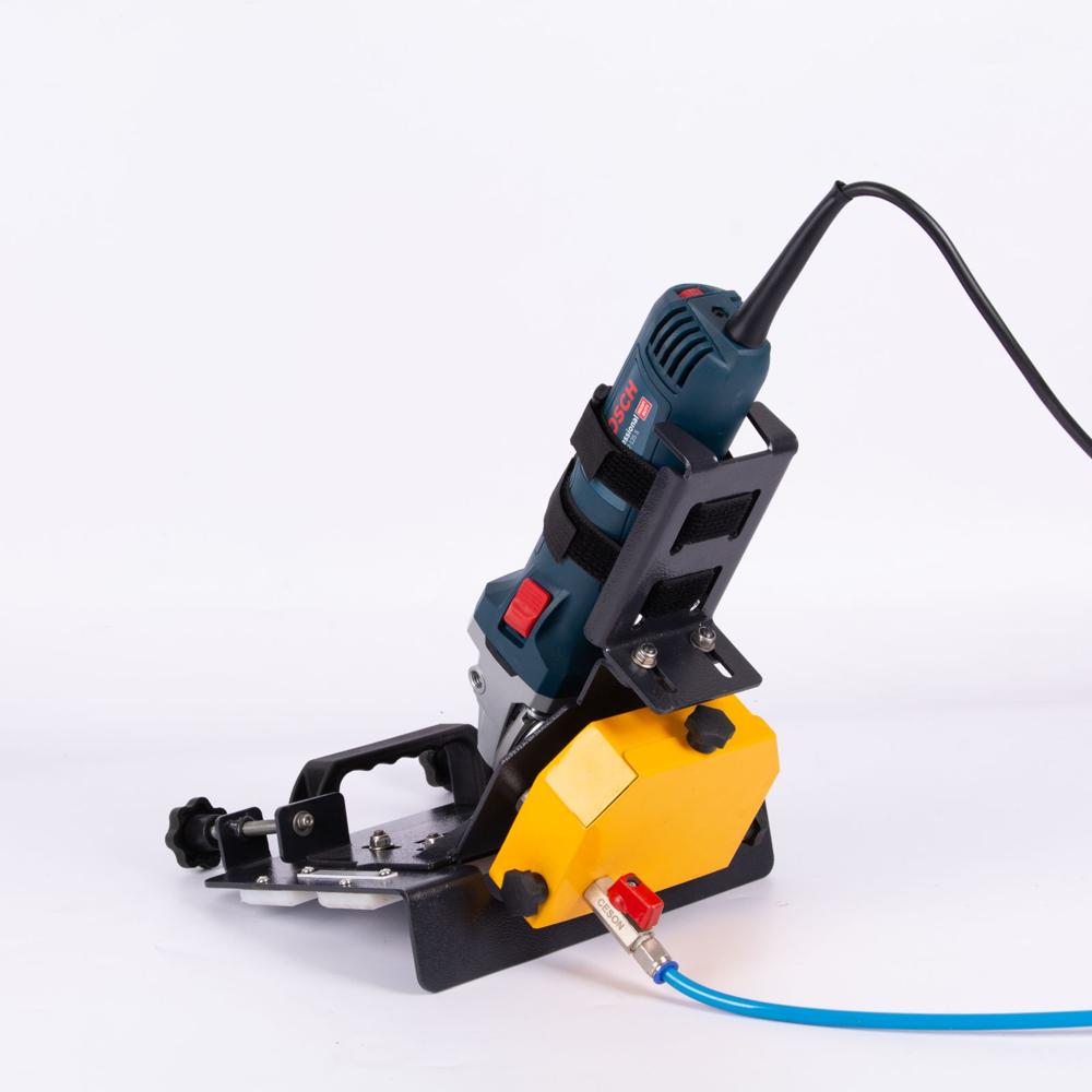 Tile Miter Cutting Machine Attachment - Color: Grey
