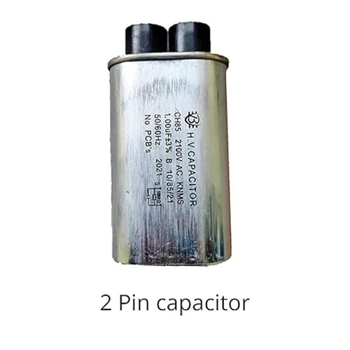 Unibox Microwave Oven High Voltage Capacitor 1.00 Mfd Uf - Color: Silver
