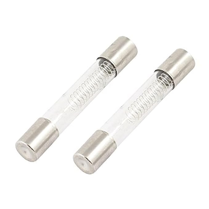 Unibox 2PCS Microwave Oven High Voltage Fuse Tubes 750mA