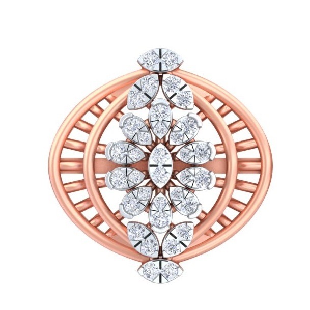 Marquise-Style Cluster Diamond Studs