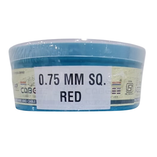 CABGEE 0.75mm Sqmm Red House Wires