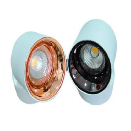12w White And Black COB Smart Lights