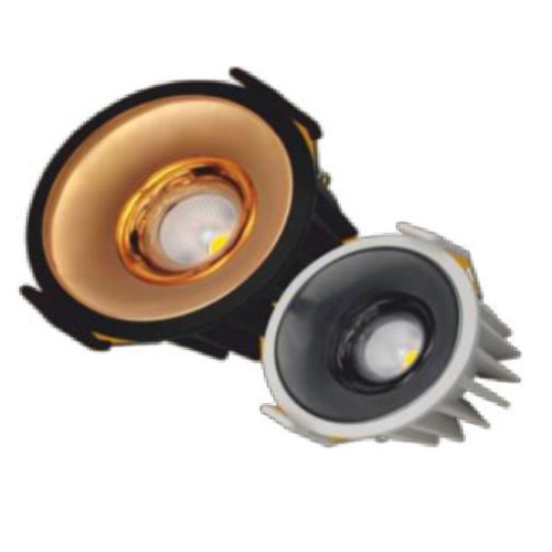 7W Cup White And Black Cob Lights - Application: Commercial