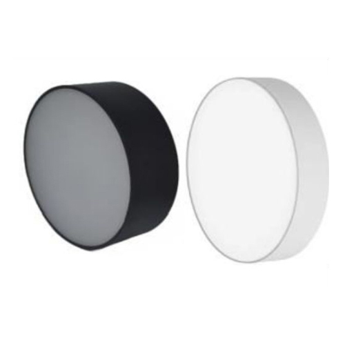 15W Round White And Black Surface Panel Lights