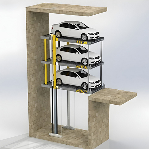 A3PS 3 Level Pit Stack Parking