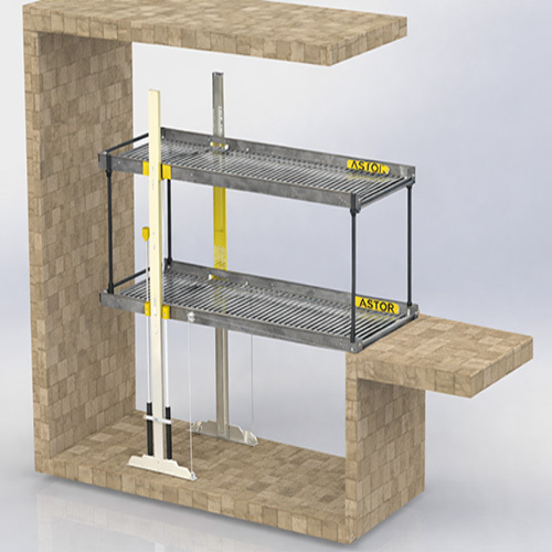 A2PS 2 Level Pit Stack Parking