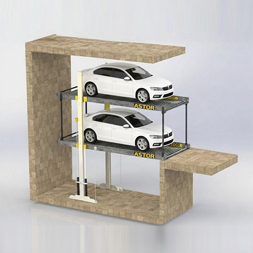 A2ps 2 Level Pit Stack Parking