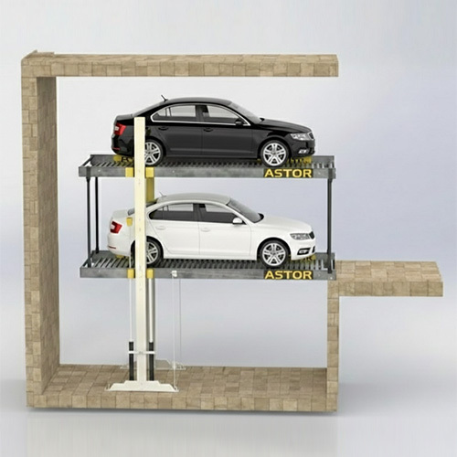 A2PS 2 Level Pit Stack Parking