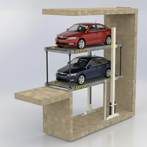 A2ps 2 Level Pit Stack Parking