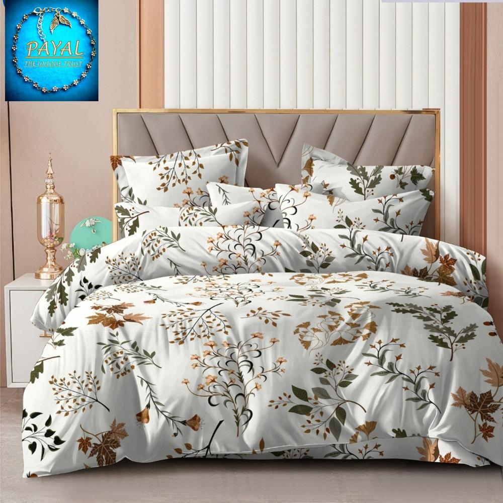Glace Cotton Bedsheets - Color: Multicolour