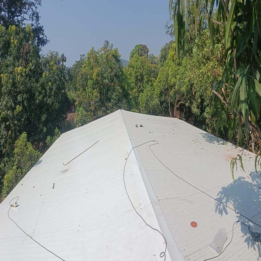 Puf Roofing Sheets - Color: Red