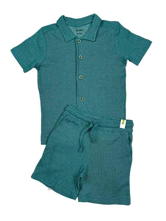 B16496 Boys Co-ord Short Set