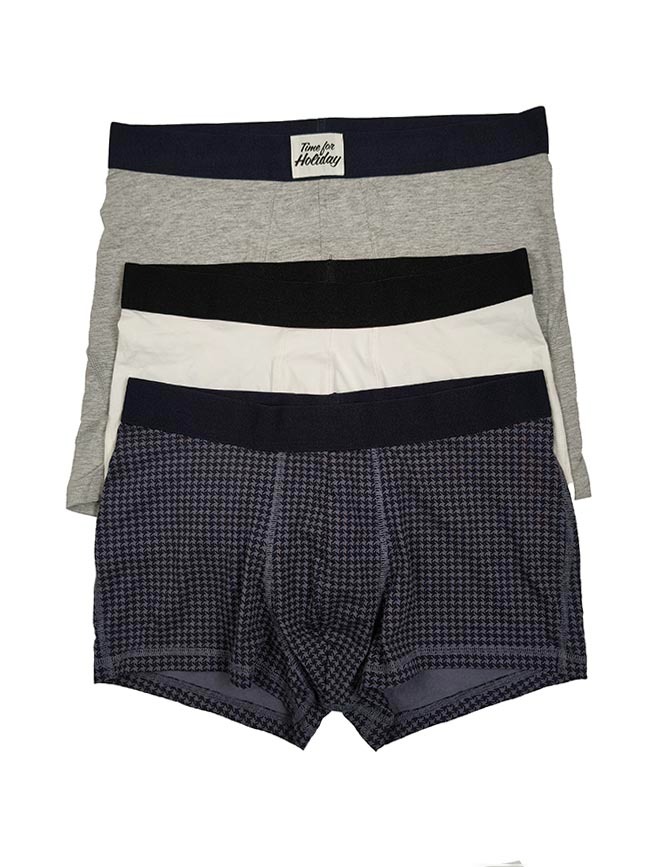 M11576 H&M Mens Stretch Boxers Assorted