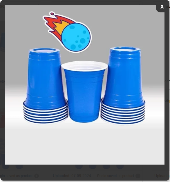 Disposable glass
