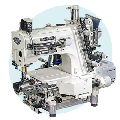 Nc1001Gsjf-Cd-Tl1-Utab Chain Stitch Sewing Machine - Color: White & Grey