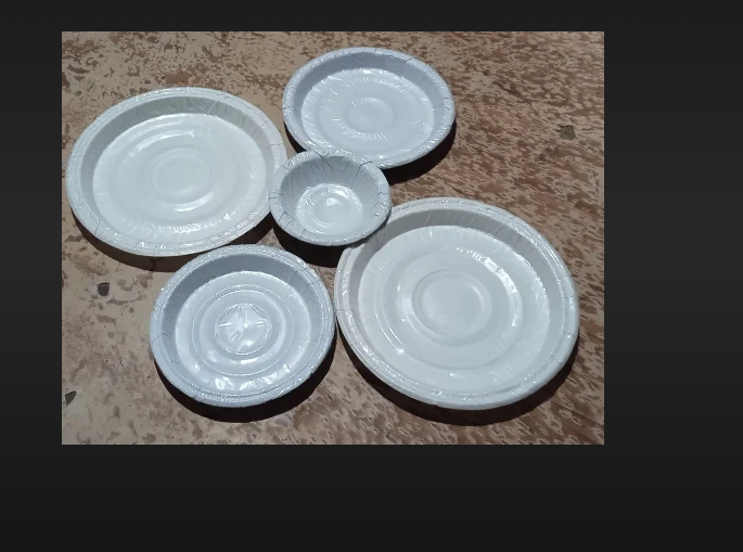 White Paper Plate 7"