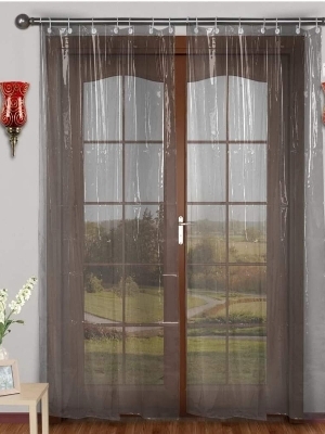 Pvc transparent ac/ shower curtain