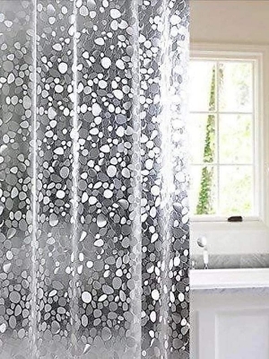 Pvc transparent Ac/ shower curtain