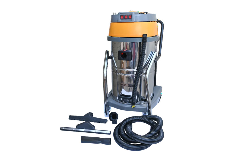 YantraCraft YTC-60L-WDVC-CU 60L Double-Motor Industrial Wet And Dry Vacuum Cleaner
