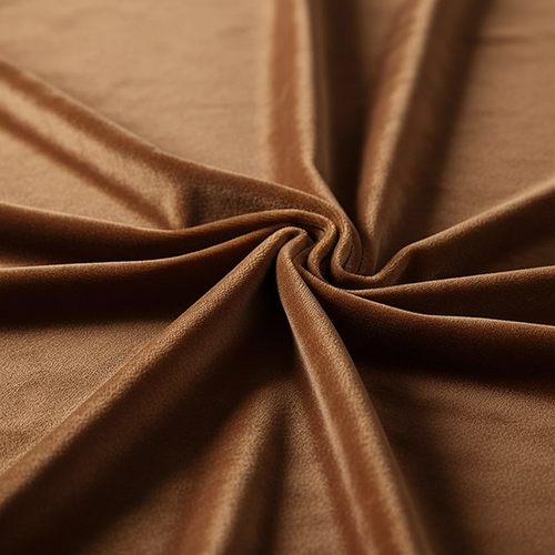 Brown Velvet Fabric