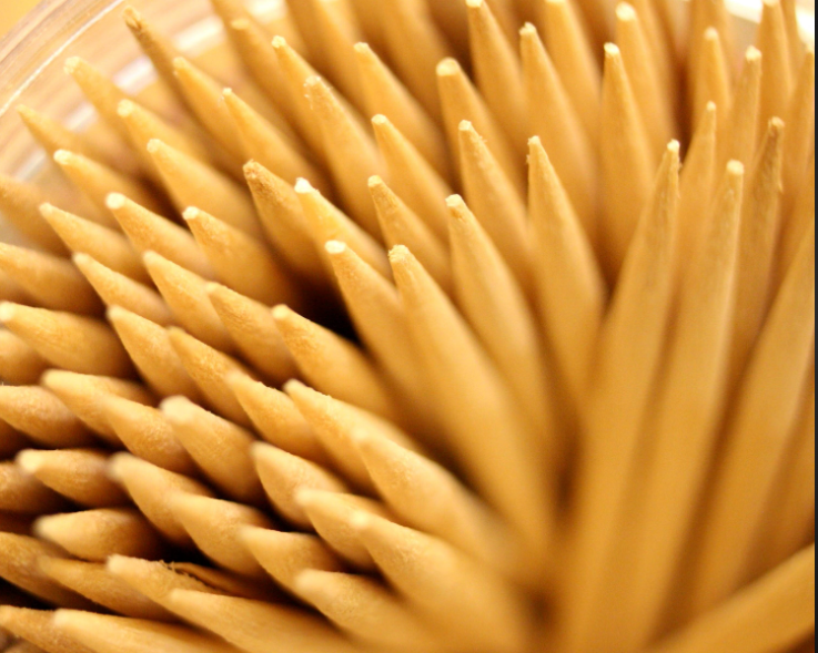 Toothpick Stick Mini - Natural Wood, 2.5 Inches Long , Ideal For Personal Use And Entertaining