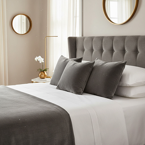 Grey Velvet Fabric - Fabric Capacity: Bulk Supply