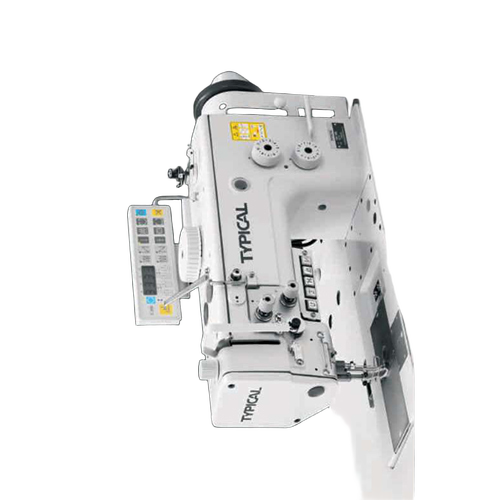 Tw1,Tw2-898,999L14-D2T3 Series One,Two-Needle Compound Feed Lockstitch Sewing Machine With Thread Trimmer - Color: White & Grey