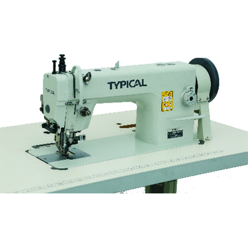 Gc0303Cq Single Needle Sewing Machine Lockstitch Sewing Machine Complete Set - Color: White & Grey