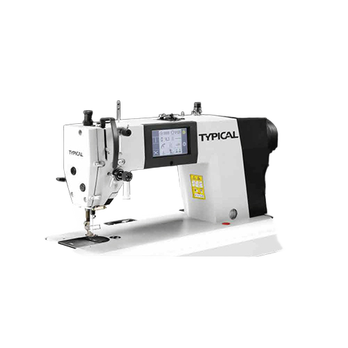 Gc6930A Single Needle Sewing Machine Lockstitch Machine Complete Set - Color: White And Blue