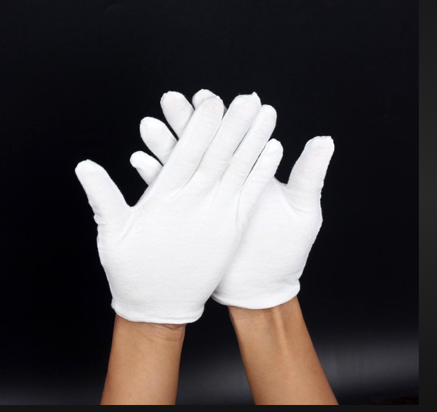 Cotton hand gloves