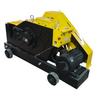 Bar Cutting Machine Manufacturer - Mild Steel, 1300x450x750 Mm, Yellow & Black | Semi Automatic, 5 Hp Motor, Air Cooled, 32 Mm Capacity
