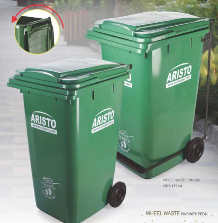 240L Wheel Plastic Waste Bin