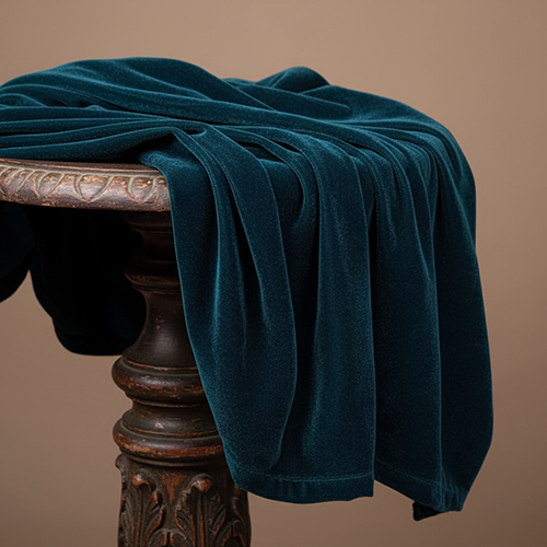 Curtain Velvet Fabric - Color: Dark Red (Customized Colors Available)