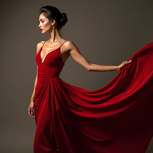 Red Velvet Fabric