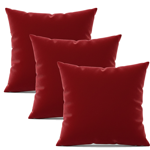 Red Pillow Velvet Fabric
