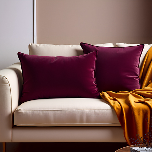 Red Color Velvet Fabric
