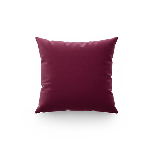 Red Color Pillow Velvet Fabric
