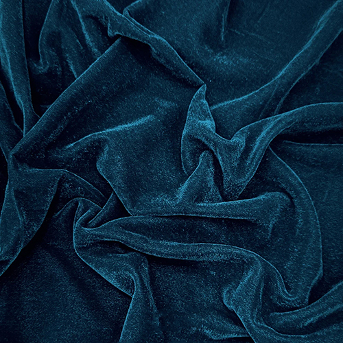 Rama Green Velvet Fabric - Fabric Capacity: Bulk Supply Available
