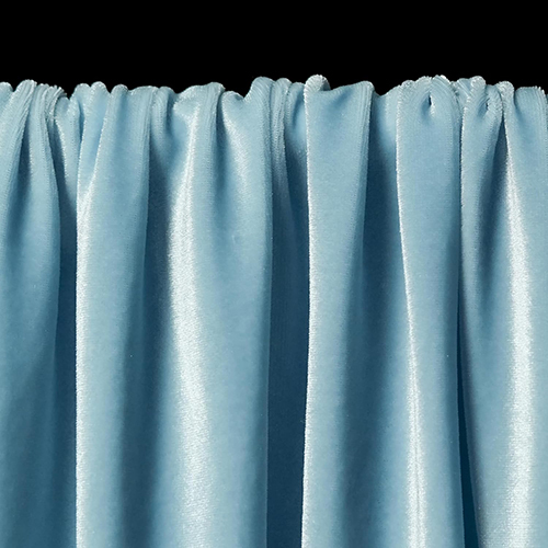 Baby Blue  Velvet Fabric