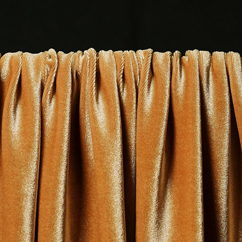 Beige Color Velvet Fabric