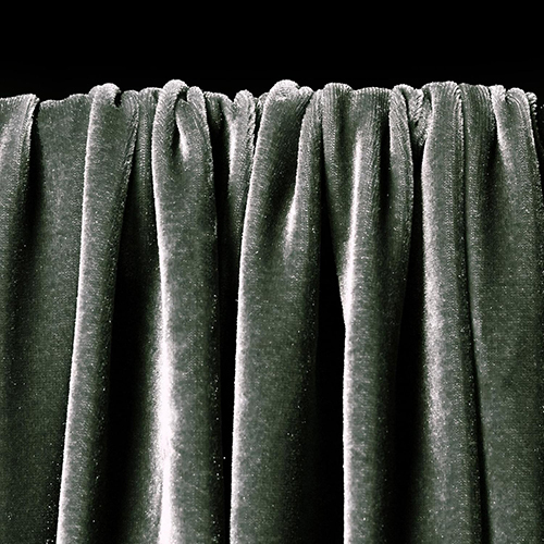 Charcoal Velvet Fabric