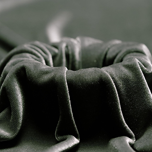 Charcoal Velvet Fabric