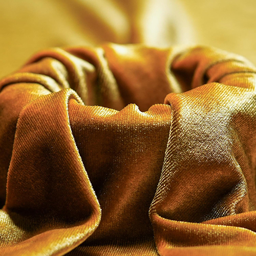 Gold Color Velvet Fabric