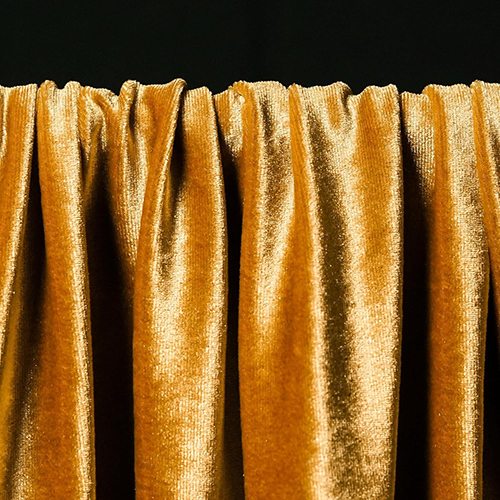 Gold Color Velvet Fabric