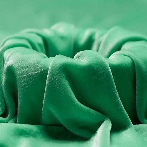 Mint Color Velvet Fabric